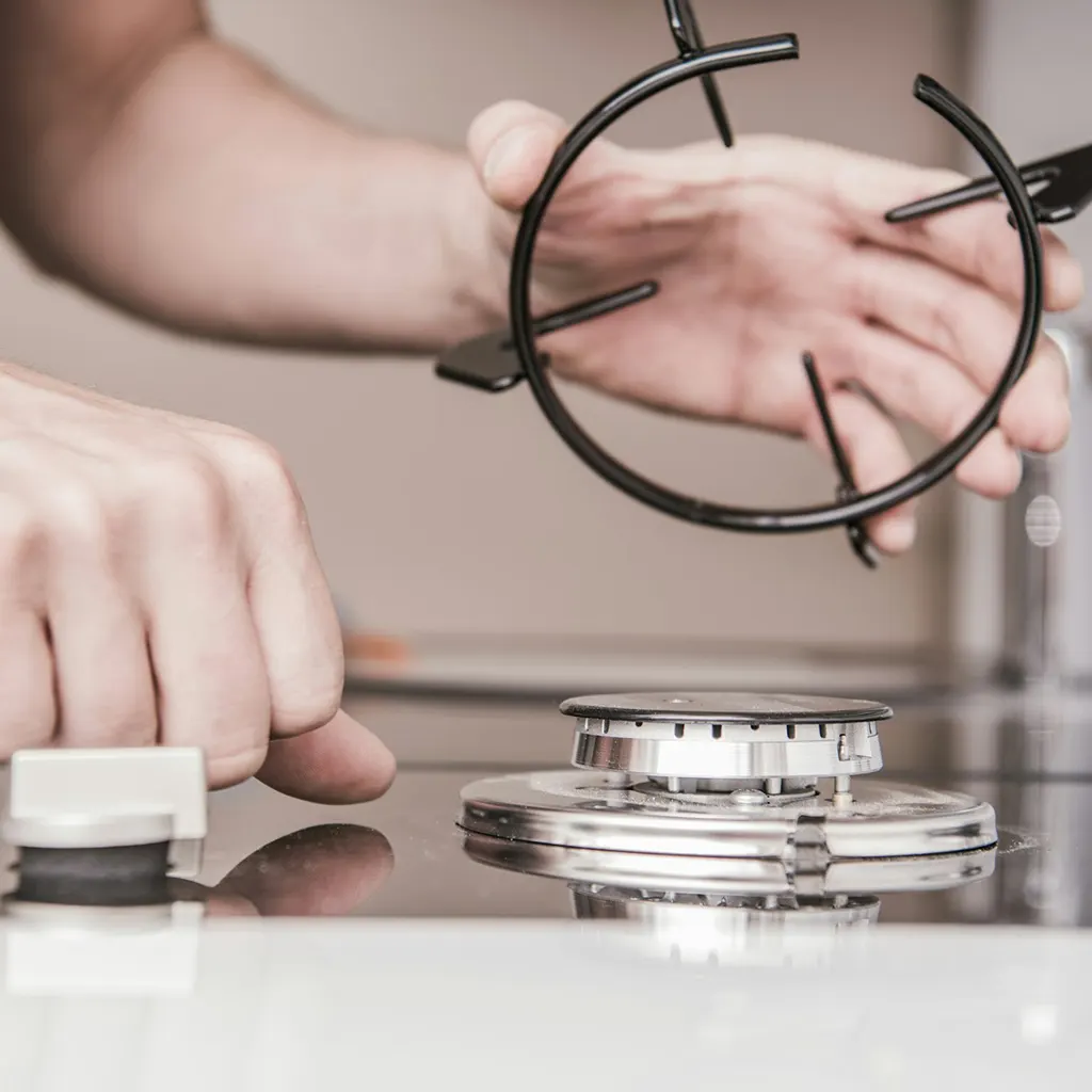 Conversão de fogão